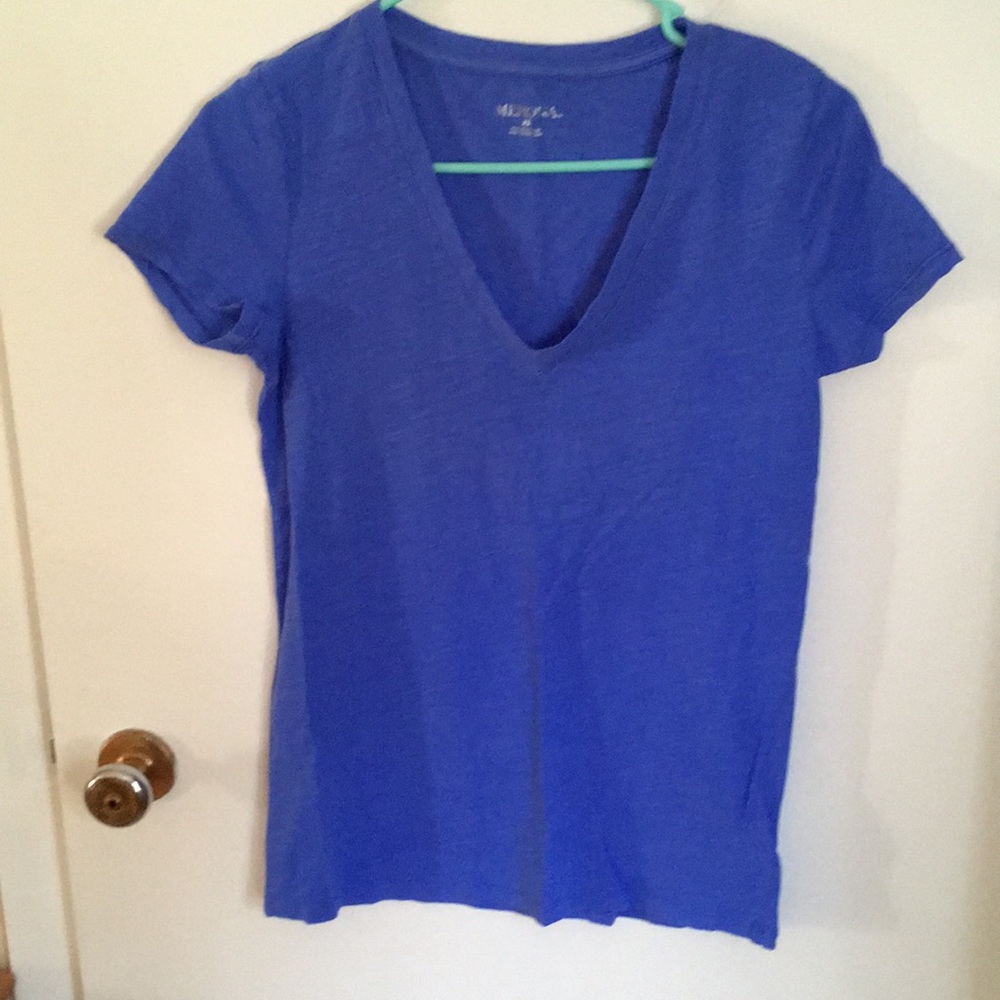 Merona blue V neck (NWOT)